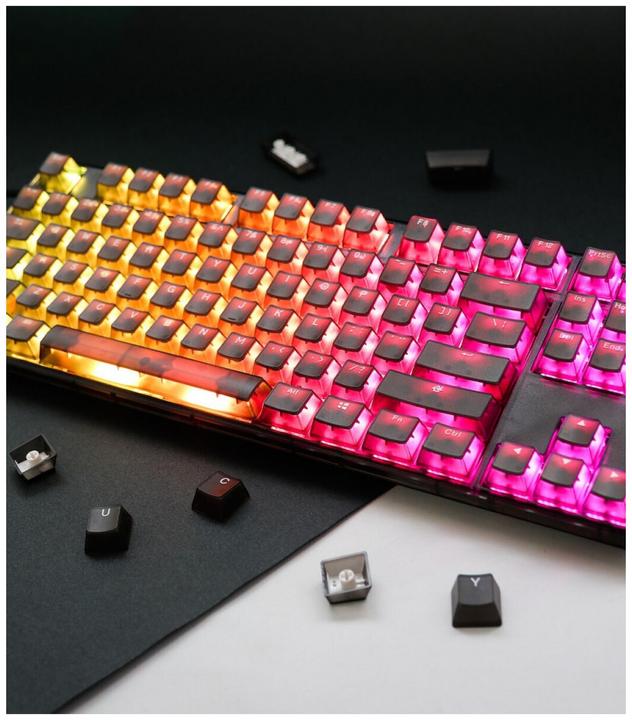 Image du produit Ducky One 3 Aura Black TKL Clavier de jeu, RGB LED - MX-Brown (US) (US, Filaire)