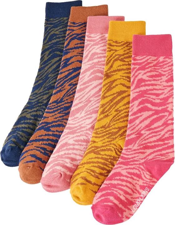 Produktbild VidaXL Kindersocken 5 Paar EU 23-26,Material: 78 % Baumwolle. 20 (5er Pack, 23 - 26)