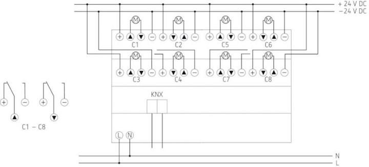 Image du produit Theben JM 8 T 24V KNX (Actionneur de chauffage)