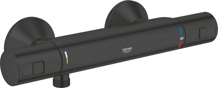 Image du produit Grohe Precision Start QuickFix Robinet thermostatique pour douche, noir mat