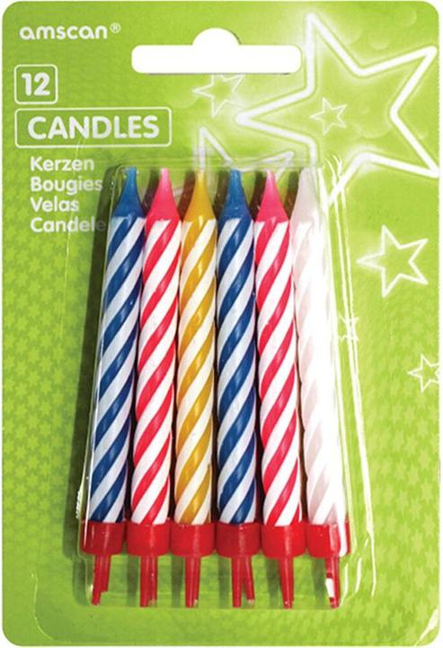 Actual product image Amscan Birthday candles (assorted) (12 x)