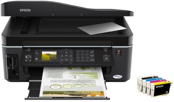 Actual product image Epson Stylus BX610FW, All-in-One, WLAN, Fax, ADF (Ink, Colour)