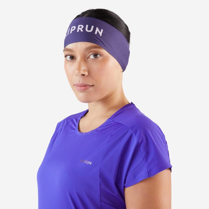Produktbild Kiprun Men's Women's v2 running headband - purple