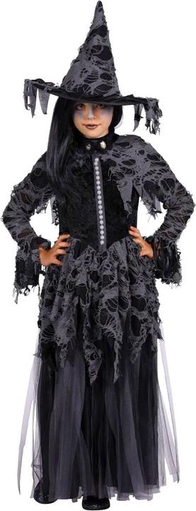 Produktbild Thetru Madchen Kleid Voodoo Hexe, Der Tod, schwarz (116, 128)
