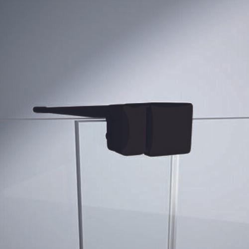 Produktbild Hüppe Xtensa pure Walk-In Gleittür 1teilig, mit festem Segment, Breite:180cm, Anschlag rechts, Que (211 cm, 108 cm, 22 cm)