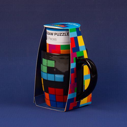 Actual product image Fizz Creations Tetris Cup & Puzzle Set (255 ml, 1 x)