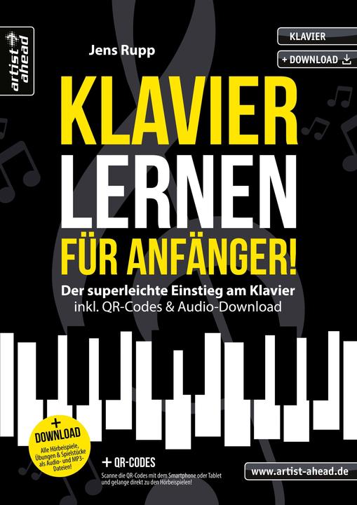 Image du produit Klavier lernen für Anfänger! (Allemand, Jens Rupp, 2022)