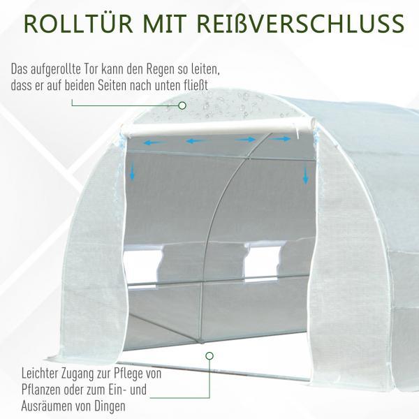 Actual product image Outsunny Foil greenhouse
