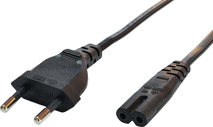 Wantec wW Euro Netzkabel Eurostecker CEE7/16 Buchse IEC C7 0,3m (0.30 m)