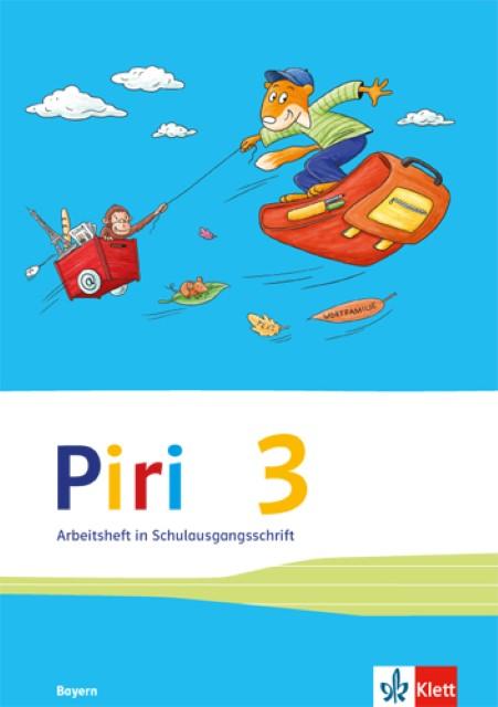 Actual product image Piri Das Sprach-Lese-Buch. Arbeitsheft in Schulausgangsschrift 3. Schuljahr. Ausgabe für Bayern (German, Ernst Klett Publishers, 2015)