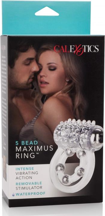 Actual product image CalExotics Maximus penis ring with vibrating beads (5 cm)