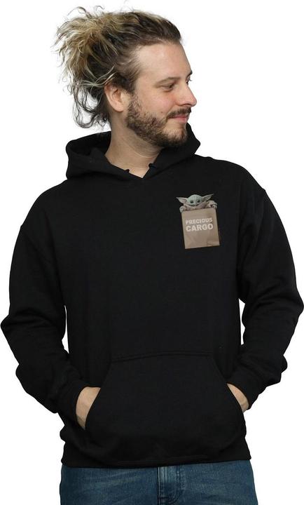 Produktbild Star Wars The Mandalorian Precious Cargo Faux Pocket Kapuzenpullover (M)