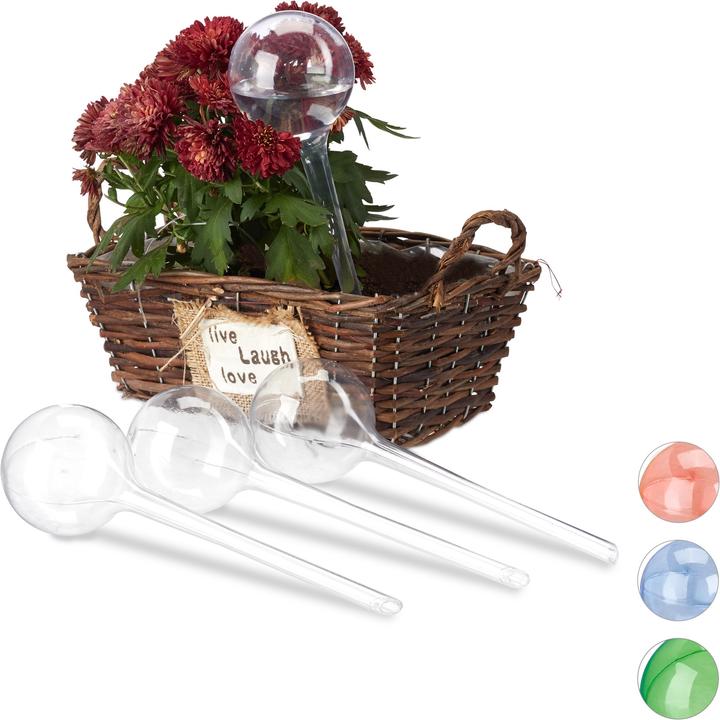 Image du produit Relaxdays Globes d'arrosage lot de 4 (Boules d'arrosage)