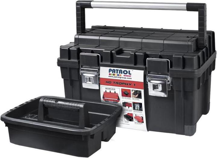 Actual product image Patrol TOOL BOX HD TROPHY 1 Black 595x345x355mm