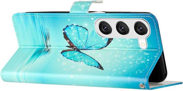 Image du produit Cover-Discount Etui en cuir Papillon bleu (Samsung Galaxy S24+)