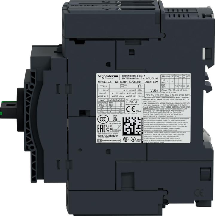 Image du produit Schneider Electric Disjoncteur Magnetique Gv3l25