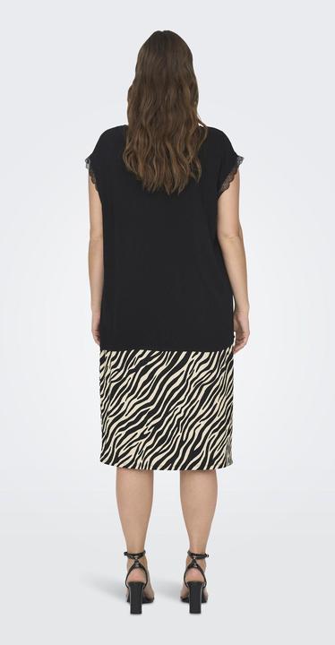 Actual product image Only Curvy V-neck blouse with short sleeves (46)