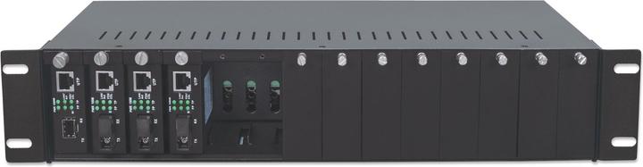 Produktbild Intellinet Medienkonvertergehaeuse 14 Slot 48,26 cm 19Zoll-Rackmount 2 HE redundantes Netzteil im Lieferumfang