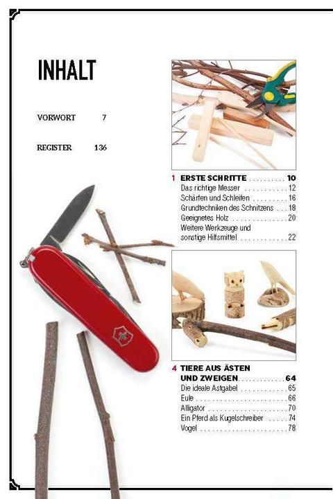 Actual product image Schnitzen mit dem Schweizer Offiziersmesser (German, Chris Lubkemann, 2016)