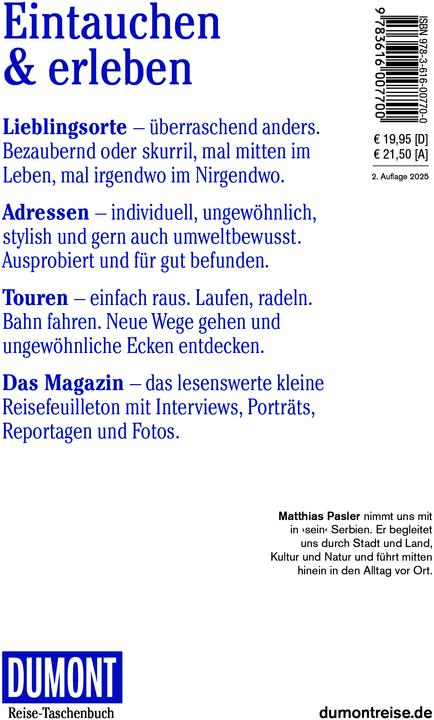 Energy Label Reise-Taschenbuch Reiseführer Serbien