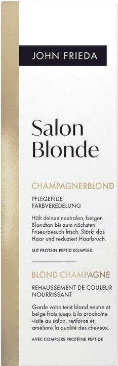 Produktbild John Frieda Salon Blonde Champagnerblond Pflegende Farbveredelung - 120ml