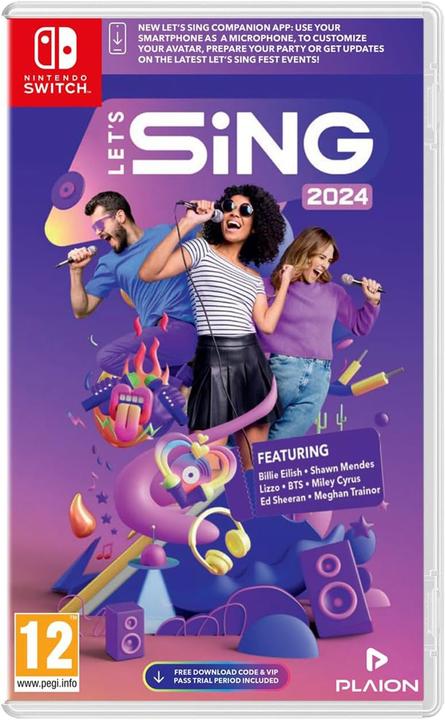 Actual product image Ravenscourt Let's Sing 2024 International Version (Switch, DE)