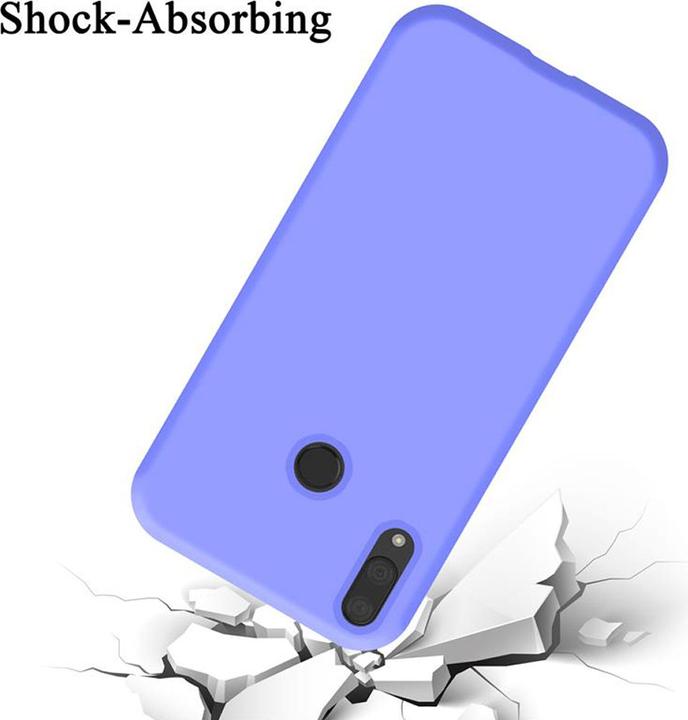 Actual product image Cadorabo TPU Liquid Silicone Case Cover (Huawei Y7 Prime (2019), Huawei Y7 (2019))
