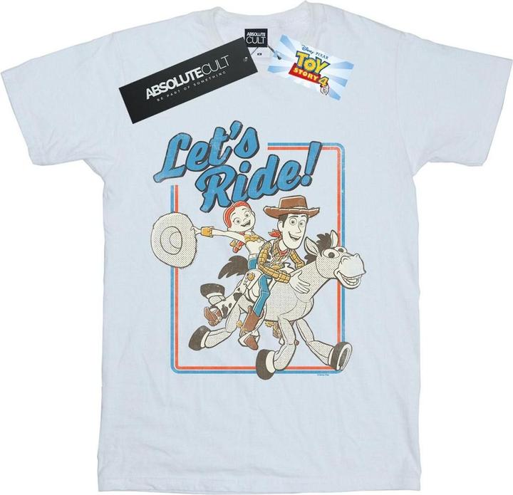 Actual product image Disney Mens Toy Story 4 Let's Ride T-Shirt (XL)