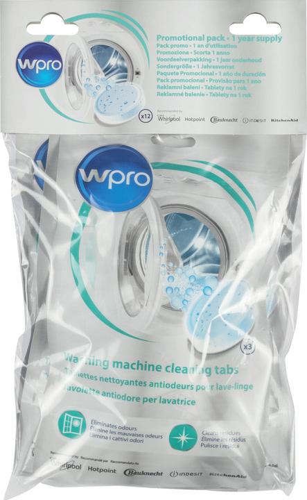 Immagine prodotto WPRO C00470750 RENGØRINGSTABELETTER: 4 PK POWER FRESH MED 3 TABELETTER