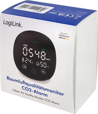 Productafbeelding LogiLink CO2-meter, temperatuur- en vochtigheidsindicator