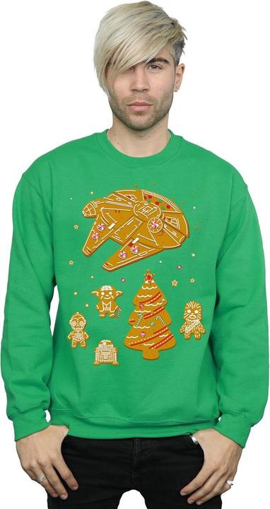 Actual product image Star Wars Mens Gingerbread Rebels Sweatshirt (S)