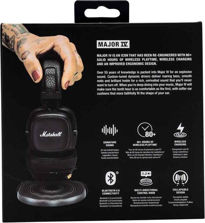 Actual product image Marshall Major IV (80 h, Wireless)