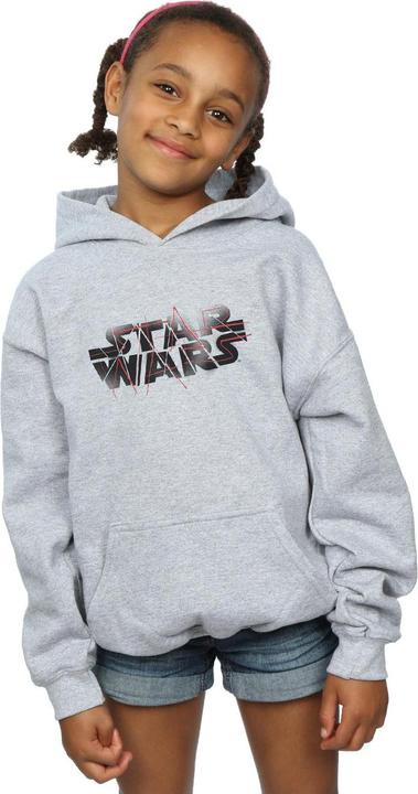 Actual product image Star Wars Girls The Last Jedi Spray Logo Hoodie (128)
