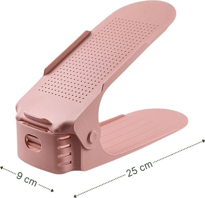 Actual product image Hermex Schuhstapler Schuhhalter Schuhschrank Schuhregal Schuhhalterung Schuh-Organizer