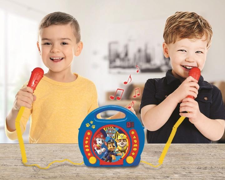 Actual product image Lexibook CD Player with Microphones Paw Patrol