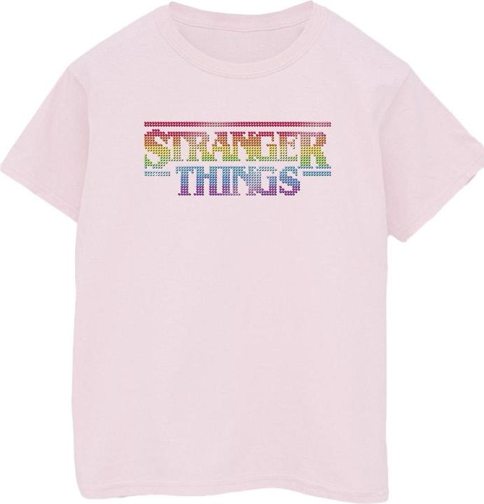 Image du produit Netflix - T-shirt STRANGER THINGS RAINBOW DOT LOGO - Homme (S)