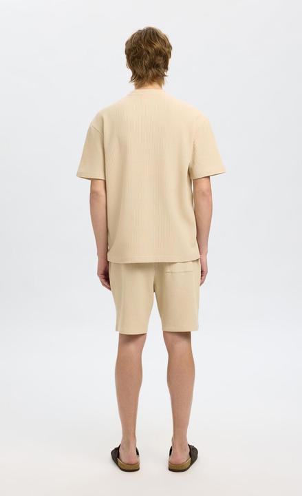 Actual product image Selected Homme Relaxed Fit Waffelmuster T-Shirt (XL)