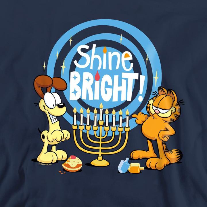 Immagine prodotto Garfield Shine Bright For Hanukkah Felpa Odie Adulto Unisex (L)