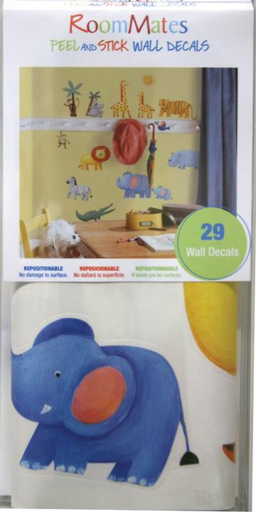 Produktbild Roommates Wandbild Dschungeltiere (45 x 25 cm)