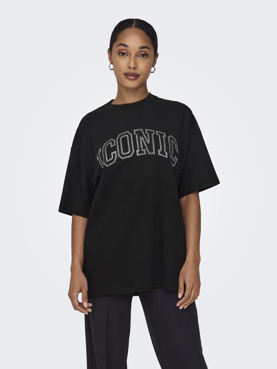 Produktbild Only Normal geschnitten Rundhals Tief angesetzte Schulter T-Shirt T-shirt (XS)