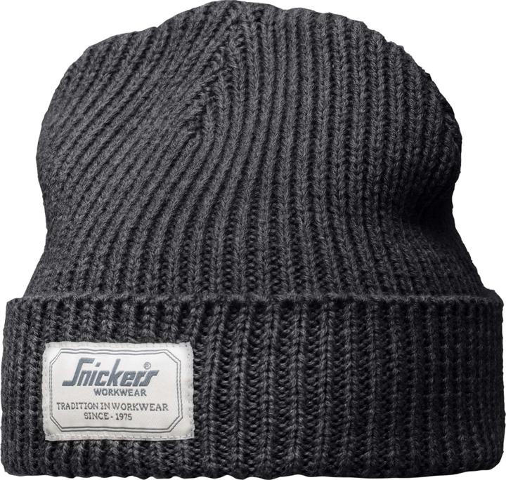 Snickers AllroundWork fisker beanie hue 9023 koksgrå one size