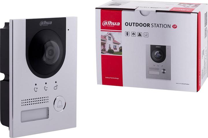 Productafbeelding Dahua VTO2202F-P-S2 video intercomsysteem 2 MP Zilver (App)