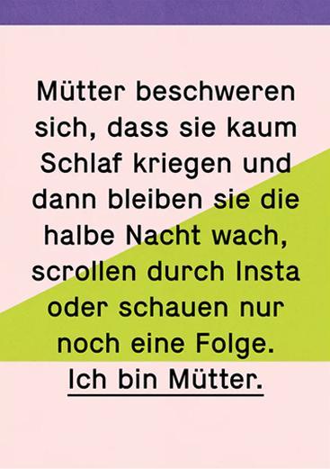 Actual product image Kleine Prints Mothers postcard