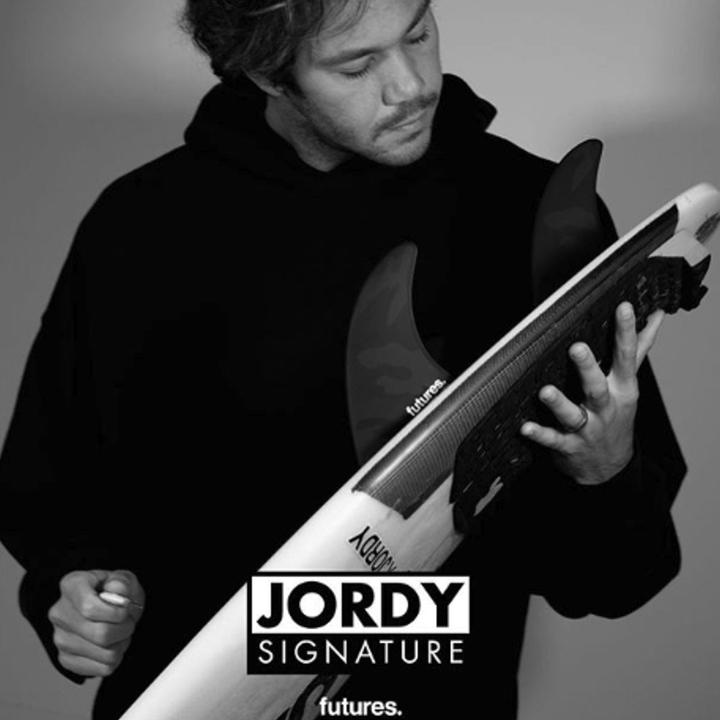 Actual product image Futures Thruster Fin Set Jordy Smith L Honeycomb