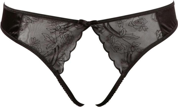 Produktbild Cottelli Collection Satin String ouvert (S)