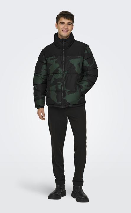 Image du produit Only & Sons Col montant Poignets élastiques Veste Doudoune (L)