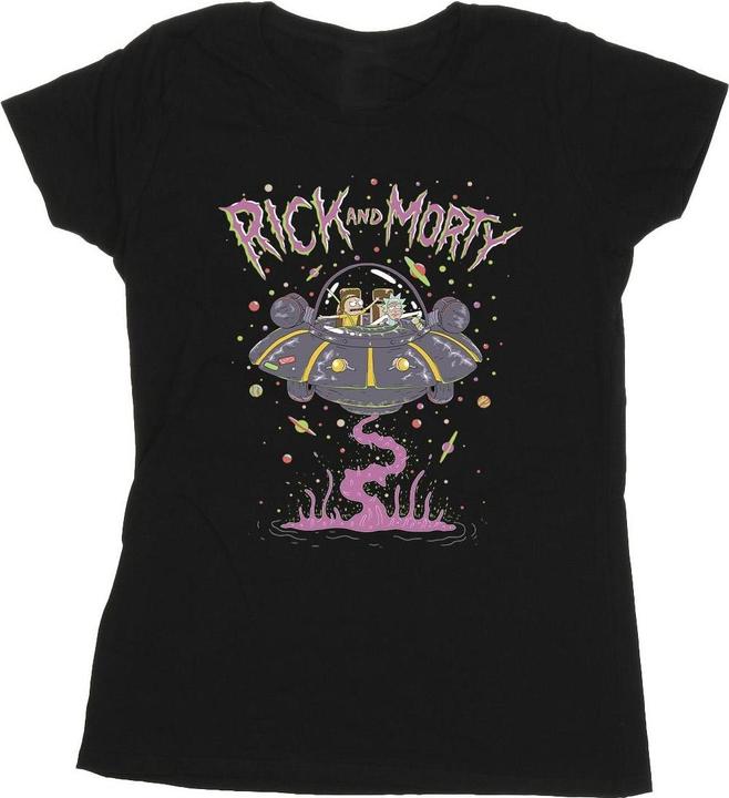 Image du produit Rick And Morty - T-shirt PINK SPACESHIP - Femme (M)