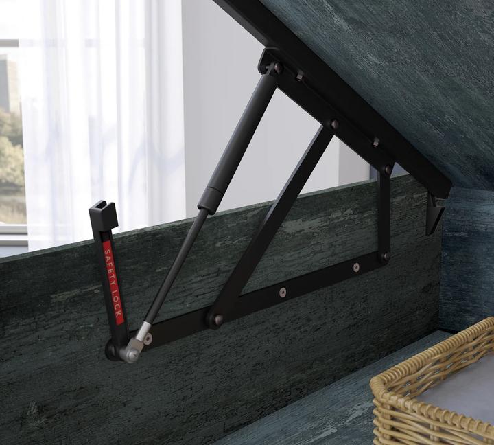 Actual product image Cilek Dark Metal Line bed (100 x 200 cm)