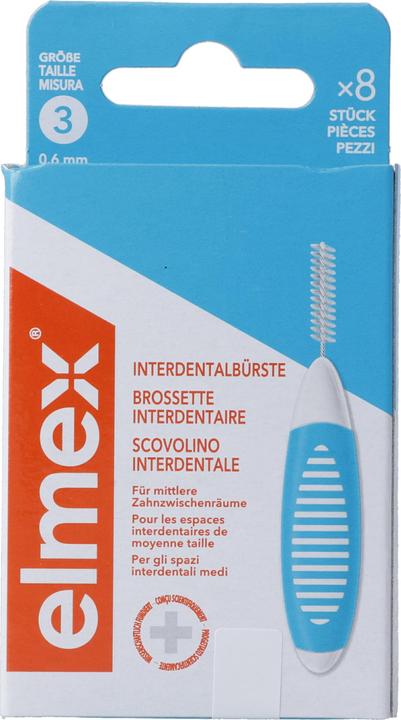 Actual product image Elmex Blue, size 3 (8 x, 3 mm)
