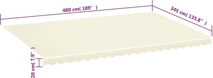 Immagine prodotto VidaXL Lybed (500 x 350 cm)